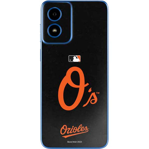 MLB Baltimore Orioles - Solid Distressed Moto G Play 4G (2024) Skin