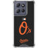 MLB Baltimore Orioles - Solid Distressed Moto G Play 5G (2025) Clear Case