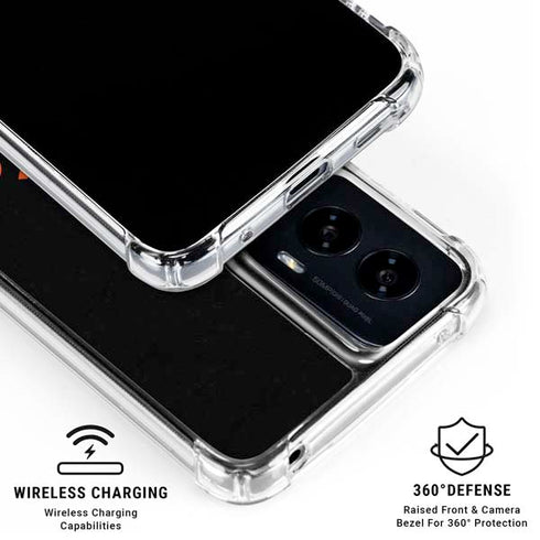 MLB Baltimore Orioles - Solid Distressed Moto G Power 5G (2024) Clear Case