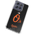 MLB Baltimore Orioles - Solid Distressed Moto G Power 5G (2025) Clear Case