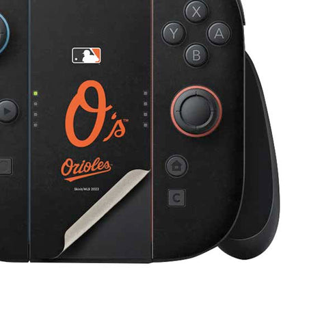 MLB Baltimore Orioles - Solid Distressed Nintendo Switch 2 (2025) Joy-Con Controller Skin