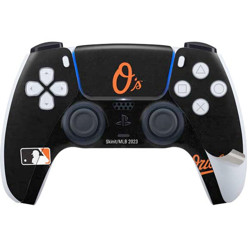 MLB Baltimore Orioles - Solid Distressed PS5 Pro Bundle Skin