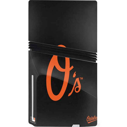 MLB Baltimore Orioles - Solid Distressed PS5 Pro Disk Console Skin