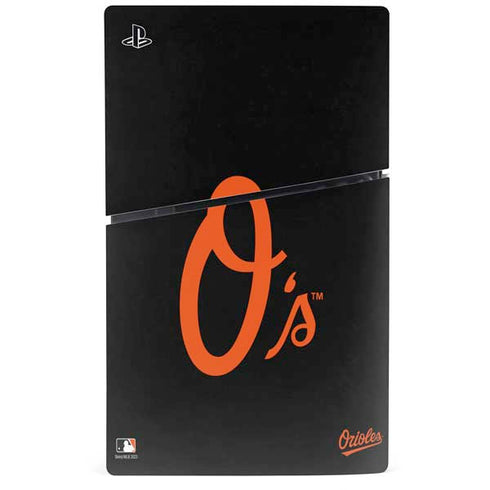 MLB Baltimore Orioles - Solid Distressed PS5 Slim Digital Edition Console Skin