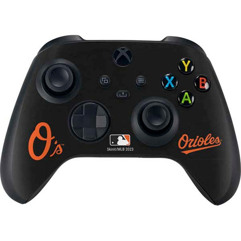 MLB Baltimore Orioles - Solid Distressed Xbox Series X Bundle Skin