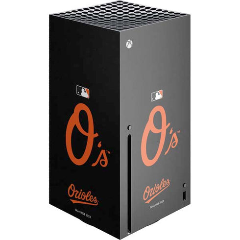 MLB Baltimore Orioles - Solid Distressed Xbox Series X Skins