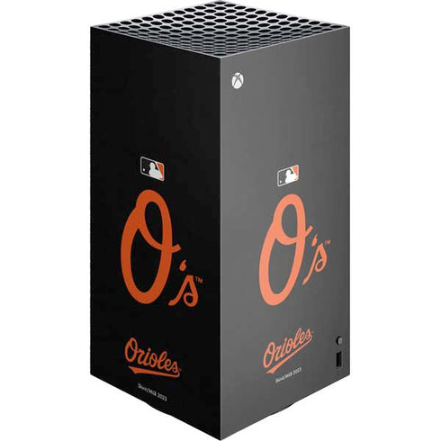 MLB Baltimore Orioles - Solid Distressed XBox Series X Digital Edition Console Skin