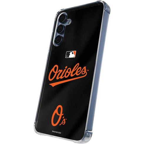 MLB Baltimore Orioles Alternate/Away Jersey Galaxy A55 5G Clear Case