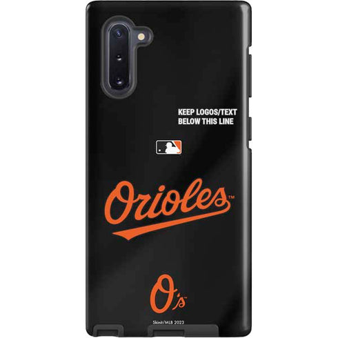 MLB Baltimore Orioles Alternate/Away Jersey Galaxy Cases