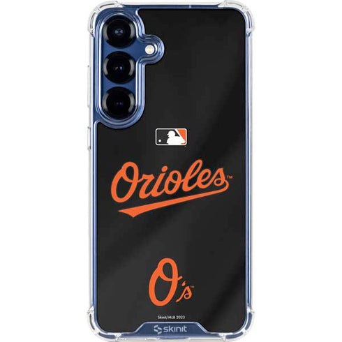 MLB Baltimore Orioles Alternate/Away Jersey Galaxy S25 FE Clear Case