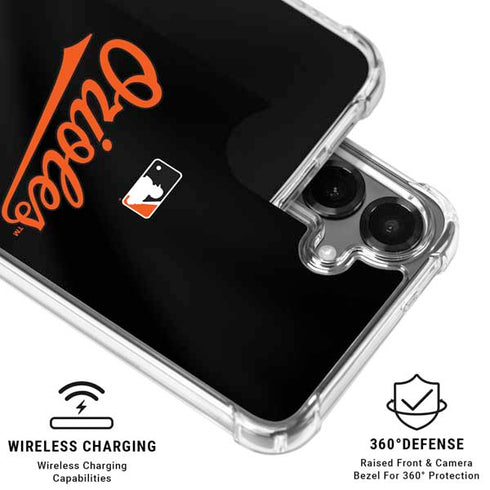 MLB Baltimore Orioles Alternate/Away Jersey Galaxy S26 Plus Clear Case
