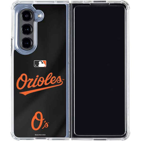 MLB Baltimore Orioles Alternate/Away Jersey Galaxy Z Fold5 5G Clear Case