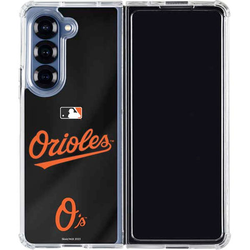 MLB Baltimore Orioles Alternate/Away Jersey Galaxy Z Fold6 Clear Case