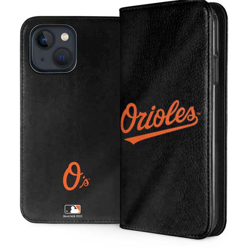 MLB Baltimore Orioles Alternate/Away Jersey iPhone 15 Plus Folio Case