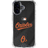 MLB Baltimore Orioles Alternate/Away Jersey iPhone 16 Plus Clear Case