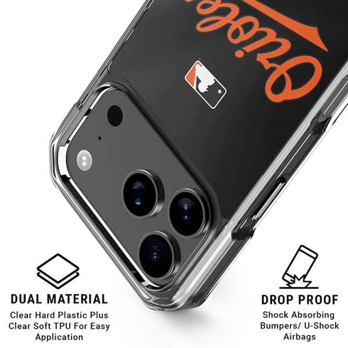 MLB Baltimore Orioles Alternate/Away Jersey iPhone 17 Pro Clear Case