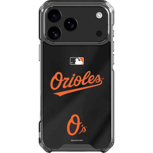 MLB Baltimore Orioles Alternate/Away Jersey iPhone 17 Pro Max Clear Case