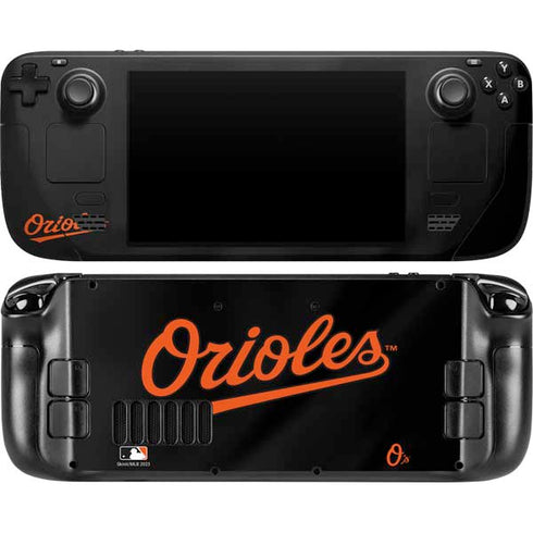 MLB Baltimore Orioles Alternate/Away Jersey Steam Deck Handheld Gaming Computer OLED Skin