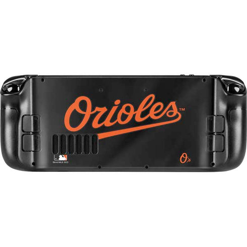MLB Baltimore Orioles Alternate/Away Jersey Steam Deck Handheld Gaming Computer Skin