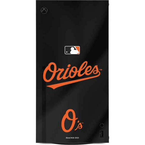 MLB Baltimore Orioles Alternate/Away Jersey XBox Series X Digital Edition Console Skin
