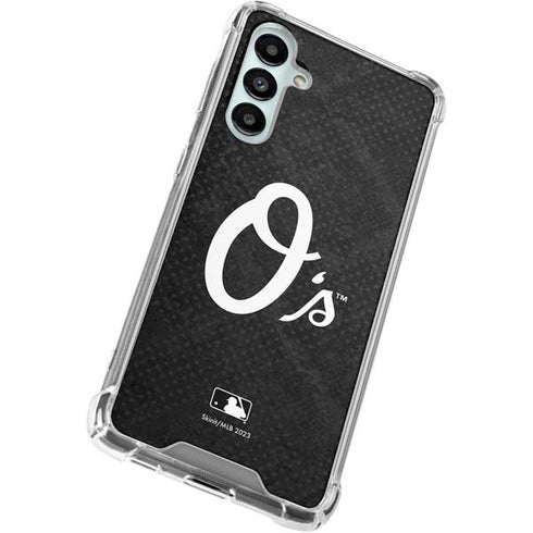 MLB Baltimore Orioles Dark Wash Galaxy A16 5G Clear Case