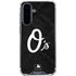 MLB Baltimore Orioles Dark Wash Galaxy A36 5G Clear Case