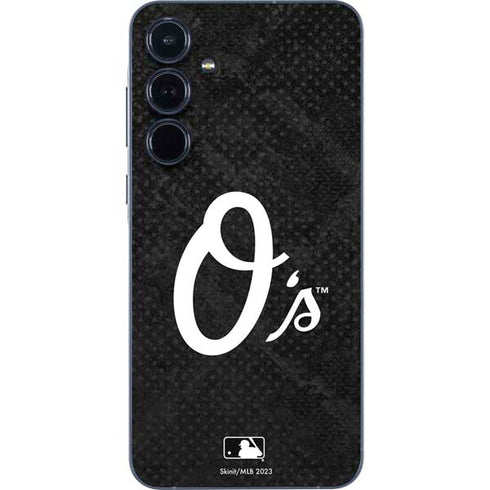 MLB Baltimore Orioles Dark Wash Galaxy A55 5G Skin