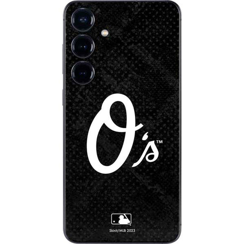 MLB Baltimore Orioles Dark Wash Galaxy S25 Skin