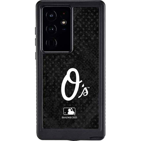 MLB Baltimore Orioles Dark Wash Galaxy S24 Ultra Waterproof Case