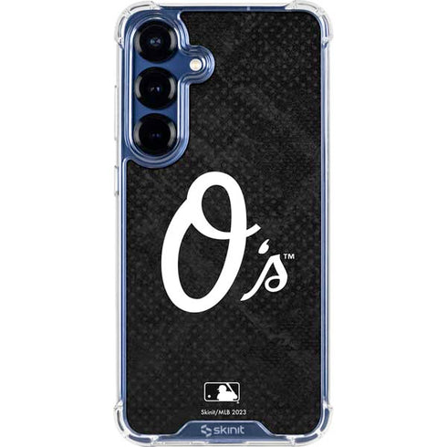 MLB Baltimore Orioles Dark Wash Galaxy S25 Plus Clear Case