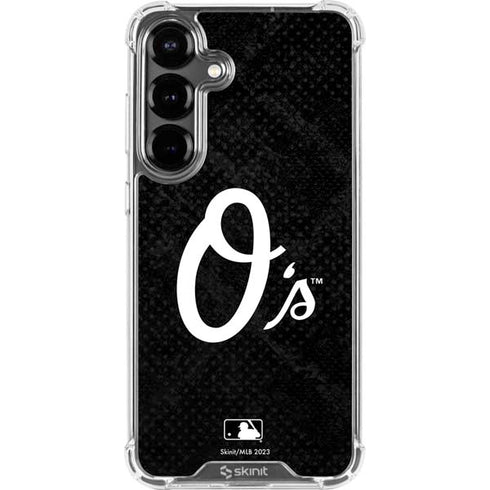 MLB Baltimore Orioles Dark Wash Galaxy S26 Clear Case