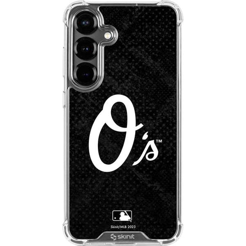 MLB Baltimore Orioles Dark Wash Galaxy S26 Plus Clear Case