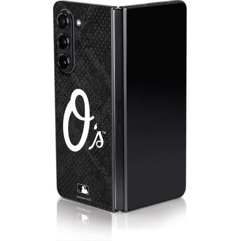 MLB Baltimore Orioles Dark Wash Galaxy Z Fold5 5G Skin