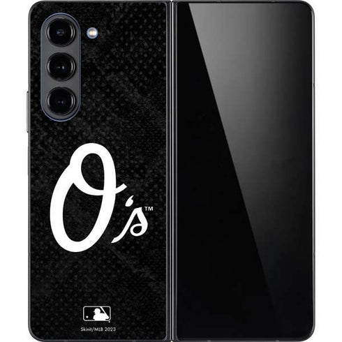 MLB Baltimore Orioles Dark Wash Galaxy Z Fold5 5G Skin