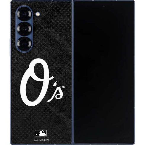 MLB Baltimore Orioles Dark Wash Galaxy Z Fold6 Skin