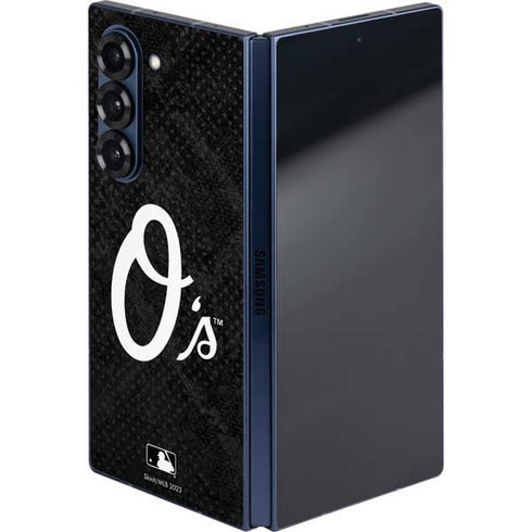 MLB Baltimore Orioles Dark Wash Galaxy Z Fold6 Skin