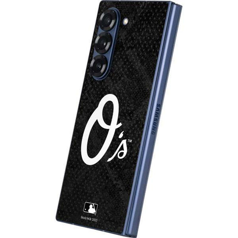 MLB Baltimore Orioles Dark Wash Galaxy Z Fold6 Skin