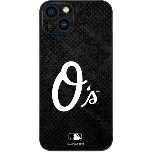 MLB Baltimore Orioles Dark Wash iPhone Skins