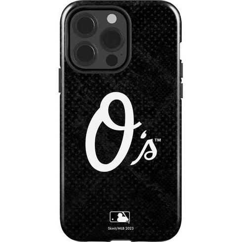 MLB Baltimore Orioles Dark Wash iPhone 15 Pro Impact Case