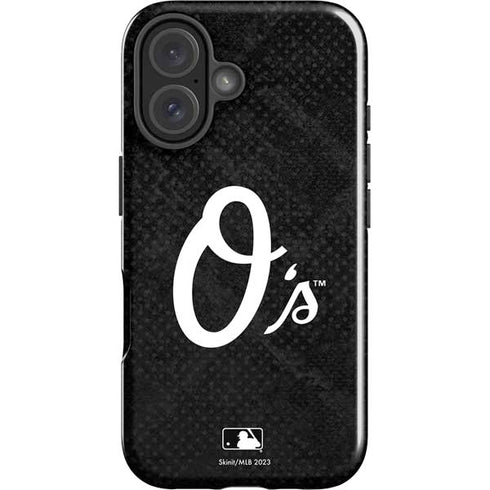 MLB Baltimore Orioles Dark Wash iPhone 16 Plus Impact Case