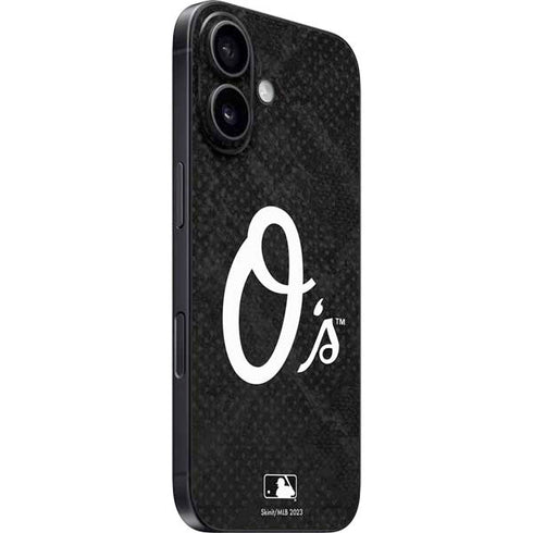 MLB Baltimore Orioles Dark Wash iPhone 16 Plus Skin