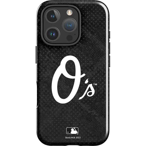 MLB Baltimore Orioles Dark Wash iPhone 16 Pro Impact Case
