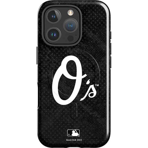 MLB Baltimore Orioles Dark Wash iPhone 16 Pro Magsafe Impact Case