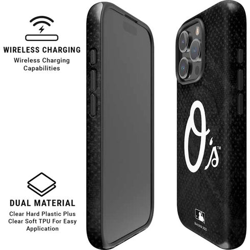 MLB Baltimore Orioles Dark Wash iPhone 16 Pro Magsafe Impact Case