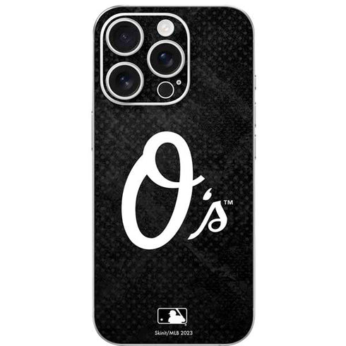 MLB Baltimore Orioles Dark Wash iPhone 16 Pro Skin