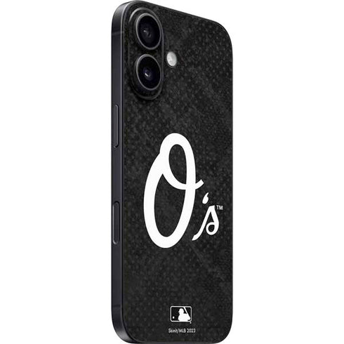 MLB Baltimore Orioles Dark Wash iPhone 16 Skin