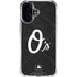 MLB Baltimore Orioles Dark Wash iPhone 17 Clear Case