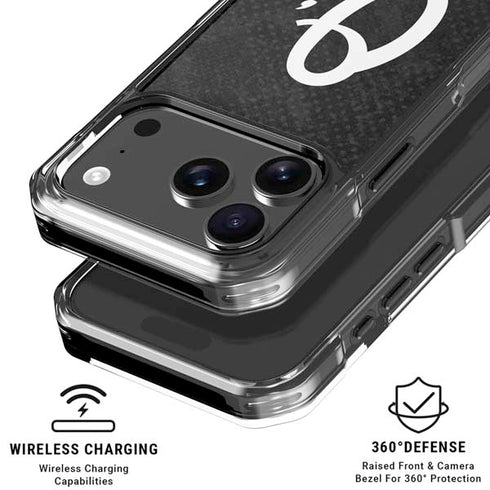 MLB Baltimore Orioles Dark Wash iPhone 18 Pro Clear Case