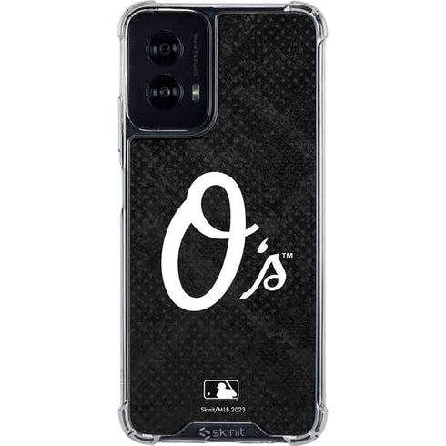 MLB Baltimore Orioles Dark Wash Moto G Power 5G (2024) Clear Case