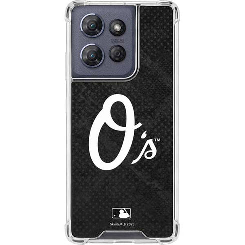 MLB Baltimore Orioles Dark Wash Moto G Power 5G (2025) Clear Case